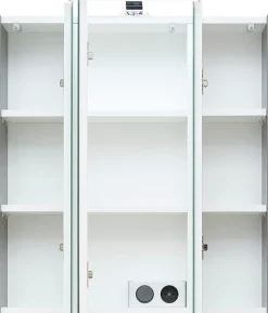 Saphir Badmöbel-Set »Quickset 945 5-teilig, Waschbeckenunterschrank mit LED-Spiegelschrank« 5 Stk. tlg.
