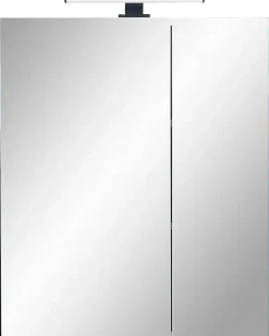 Saphir Badmöbel-Set »Quickset 395 3-teilig, Waschbeckenunterschrank mit LED-Spiegelschrank« 4 Stk. tlg.