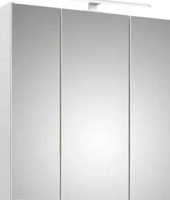 Saphir Badmöbel-Set »Quickset 2-teilig, Waschbeckenunterschrank mit LED-Spiegelschrank« 2 Stk. tlg.