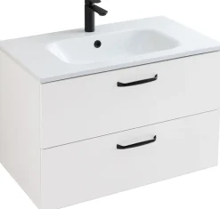Saphir Badmöbel-Set »Quickset 500, Waschtischunterschrank mit Waschtisch und Spiegelschrank« 3 Stk. tlg.