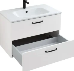 Saphir Badmöbel-Set »Quickset 500, Waschtischunterschrank mit Waschtisch und Spiegelschrank« 3 Stk. tlg.