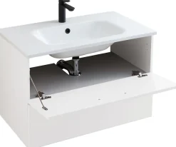Saphir Badmöbel-Set »Quickset 500, Waschtischunterschrank mit Waschtisch und Spiegelschrank« 3 Stk. tlg.