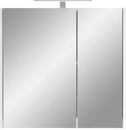 Saphir Badmöbel-Set »Quickset 100, Waschbeckenunterschrank mit Spiegelschrank« 4 Stk. tlg.
