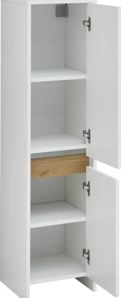 Saphir Badmöbel-Set »Quickset 100, Waschbeckenunterschrank mit Spiegelschrank« 5 Stk. tlg.