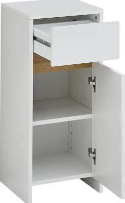 Saphir Badmöbel-Set »Quickset 100, Waschbeckenunterschrank mit Spiegelschrank« 5 Stk. tlg.