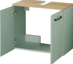 Saphir Badmöbel-Set »Quickset 500, Waschbeckenunterschrank mit Spiegel« 5 Stk. tlg.