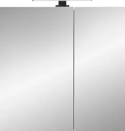 Saphir Badmöbel-Set »Quickset 500,Waschtischunterschrank mit Waschtisch und Spiegelschrank« 3 Stk. tlg.
