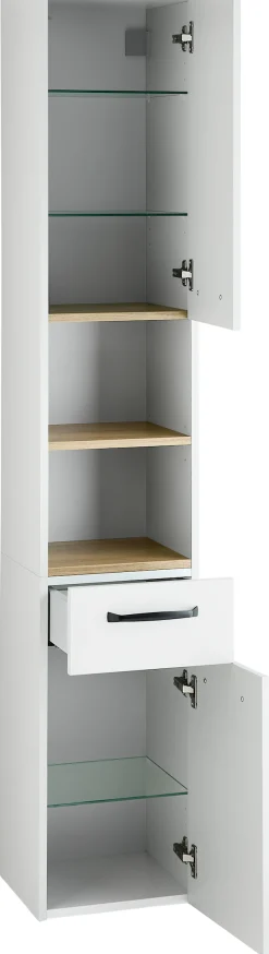 Saphir Badmöbel-Set »Quickset 500, Waschbeckenunterschrank mit Spiegel« 5 Stk. tlg.