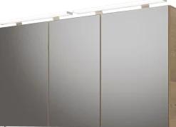 Saphir Badmöbel-Set »Serie 6025 2-teilig Mineralmarmor-Waschtisch mit LED-Spiegelschrank« 2 Stk. tlg.