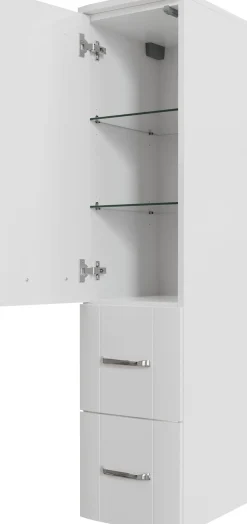 Saphir Badmöbel-Set »Serie 3006 3-teilig Keramik-Waschtisch mit Spiegelschrank« 4 Stk. tlg.