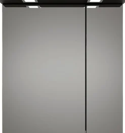 Saphir Badmöbel-Set »Serie 6025 2-teilig Mineralmarmor-Waschtisch mit LED-Spiegelschrank« 2 Stk. tlg.