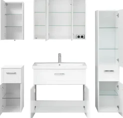 Saphir Badmöbel-Set »Serie 3007,6-teilig, mit Türdämpfer« 6 Stk. tlg.