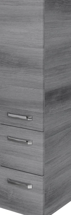 Saphir Badmöbel-Set »Serie 4010 5-teilig Keramik-Waschtisch mit LED-Spiegelschrank« Set,
