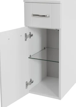 Saphir Badmöbel-Set »Serie 3006 4-teilig Keramik-Waschtisch mit Spiegelschrank« 5 Stk. tlg.