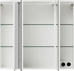 Saphir Badmöbel-Set »Serie 3006 3-teilig Keramik-Waschtisch mit Spiegelschrank« 4 Stk. tlg.