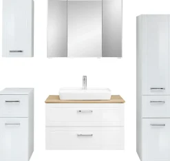 Saphir Badmöbel-Set »Serie 3007,7-teilig, mit Türdämpfern« 7 Stk. tlg.