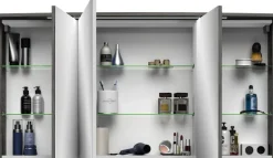 Saphir Badmöbel-Set »Serie 4010 2-teilig Keramik-Waschtisch mit LED-Spiegelschrank« Set,