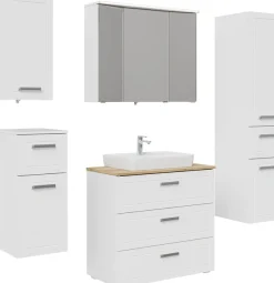 Saphir Badmöbel-Set »Serie 3007,7-teilig, mit Türdämpfern« 7 Stk. tlg.