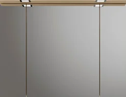 Saphir Badmöbel-Set »Serie 6025 2-teilig Mineralmarmor-Waschtisch mit LED-Spiegelschrank« 2 Stk. tlg.