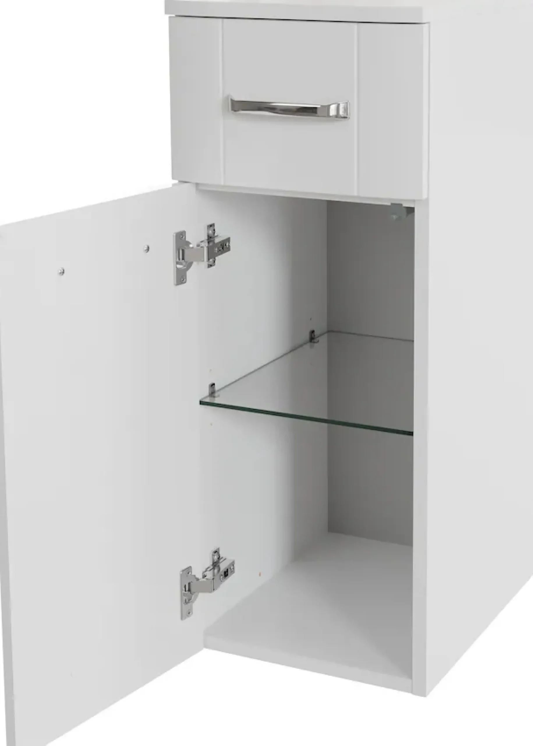 Saphir Badmöbel-Set »Serie 3006 5-teilig Keramik-Waschtisch mit Spiegelschrank« 6 Stk. tlg.