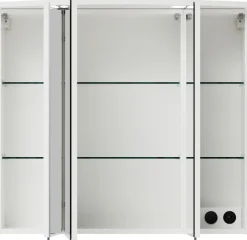 Saphir Badmöbel-Set »Serie 3006 5-teilig Keramik-Waschtisch mit Spiegelschrank« 6 Stk. tlg.