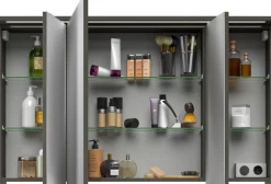 Saphir Badmöbel-Set »Serie 4005, vormontiert, Glaswaschbecken, Spiegelschrank« 3 Stk. tlg.