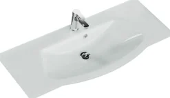 Saphir Badmöbel-Set »Serie 4005, vormontiert, Glaswaschbecken, Spiegelschrank« 3 Stk. tlg.
