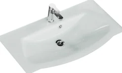 Saphir Badmöbel-Set »Serie 4005, vormontiert, Glaswaschbecken, Spiegelschrank« Set, 6 Stk. tlg.