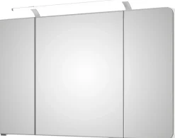 Saphir Badmöbel-Set »Serie 4005, vormontiert, Glaswaschbecken, Spiegelschrank« Set, 5 Stk. tlg.