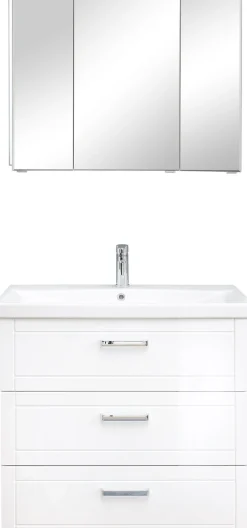 Saphir Badmöbel-Set »Serie 3007,Waschtisch mit Spiegelschrank« 3 Stk. tlg.