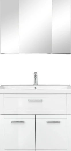 Saphir Badmöbel-Set »Serie 3007,Waschtisch mit Spiegelschrank« 3 Stk. tlg.