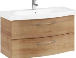 Saphir Badmöbel-Set »6005 Sprint Keramik-Waschtisch, 97 cm breit« 1 Stk. tlg.