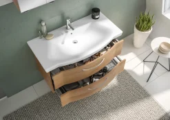 Saphir Badmöbel-Set »6005 Sprint Keramik-Waschtisch, 97 cm breit« 1 Stk. tlg.