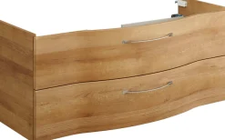 Saphir Badmöbel-Set »6005 Sprint Keramik-Waschtisch mit LED-Spiegelschrank, 122 cm breit« 2 Stk. tlg.