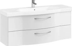 Saphir Badmöbel-Set »6005 Sprint Keramik-Waschtisch mit Unterschrank, 122 cm breit« 1 Stk. tlg.