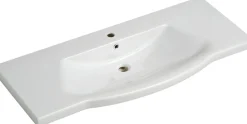 Saphir Badmöbel-Set »6005 Sprint Keramik-Waschtisch mit Unterschrank, 122 cm breit« 1 Stk. tlg.