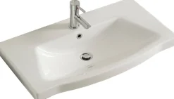 Saphir Badmöbel-Set »6005 Sprint 4-teilig, Keramik-Waschtisch mit LED-Spiegelschrank« 5 Stk. tlg.