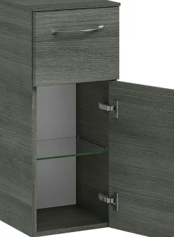 Saphir Badmöbel-Set »6005 Sprint 4-teilig, Keramik-Waschtisch mit LED-Spiegelschrank« 5 Stk. tlg.