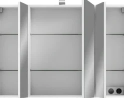 Saphir Badmöbel-Set »6005 Sprint 2-teilig, Keramik-Waschtisch mit LED-Spiegelschrank« 2 Stk. tlg.