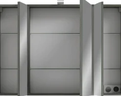Saphir Badmöbel-Set »6005 Sprint 3-teilig, Keramik-Waschtisch mit LED-Spiegelschrank« 4 Stk. tlg.