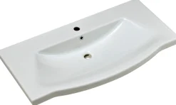 Saphir Badmöbel-Set »6005 Sprint 3-teilig, Keramik-Waschtisch mit LED-Spiegelschrank« 4 Stk. tlg.