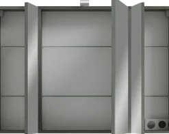 Saphir Badmöbel-Set »6005 Sprint 4-teilig, Keramik-Waschtisch mit LED-Spiegelschrank« 5 Stk. tlg.