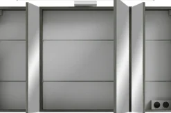 Saphir Badmöbel-Set »6005 Sprint 4-teilig, Keramik-Waschtisch mit LED-Spiegelschrank« 5 Stk. tlg.