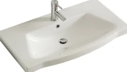 Saphir Badmöbel-Set »6005 Sprint 3-teilig, Keramik-Waschtisch mit LED-Spiegelschrank« 4 Stk. tlg.