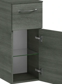Saphir Badmöbel-Set »6005 Sprint 3-teilig, Keramik-Waschtisch mit LED-Spiegelschrank« 4 Stk. tlg.