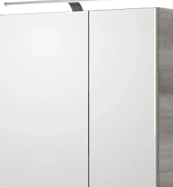 Saphir Badmöbel-Set »6005 Sprint 3-teilig, Keramik-Waschtisch mit LED-Spiegelschrank« 4 Stk. tlg.