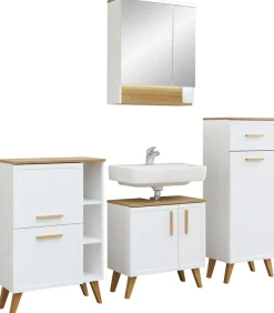 Saphir Badmöbel-Set »5-teilig, mit Soft-Close Türen und Fuß-Set« Set, 7 Stk. tlg.