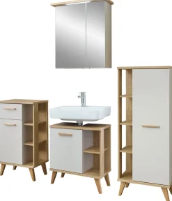 Saphir Badmöbel-Set »4-teilig, mit Soft-Close Türen« Set, 4 Stk. tlg.