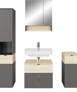 Saphir Badmöbel-Set »3-teilig mit Soft-Close Auszügen« Komplett-Set, 4 Stk. tlg.