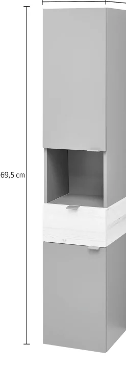 Saphir Badmöbel-Set »3-teilig mit Soft-Close Auszügen« Komplett-Set, 4 Stk. tlg.